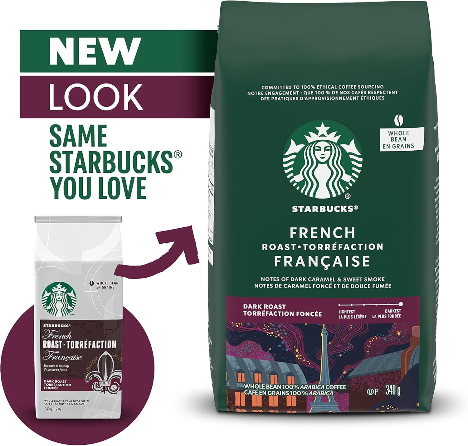 Starbucks French Roast whole bean coffee