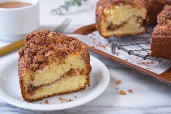 Classic Cinnamon Coffee Cake with Sour Cream