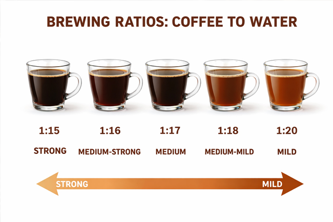 Coffee to Water Ratio Guide
